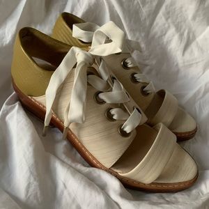 Philip Lim lace up sandal.